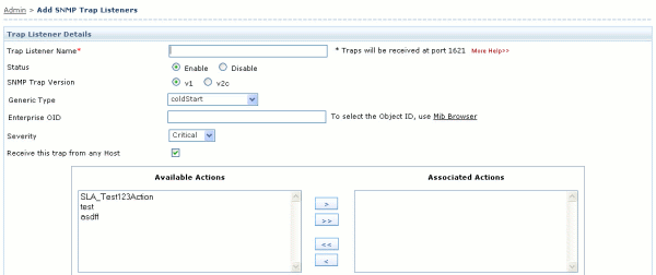 SNMP Trap Receiver and SNMP Trap Listener