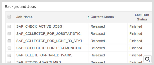 SAP Monitor Background Jobs ManageEngine Applications Manager