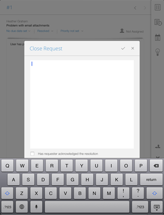 Help Desk iPad App