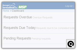 MSP Help Desk Feature Mobile Client