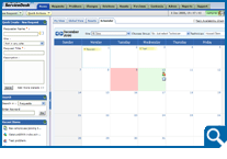 Help Desk Software - Daily Schedule at a glance