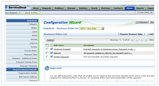 Trouble Ticket Sofware - Business Rules