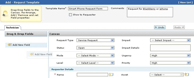 请求模板 Helpdesk Software - Request Template