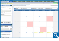 Help Desk Software - Technician Availability Chart