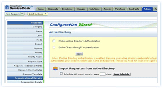 Trouble Ticket Software - ActiveDirectory Integration