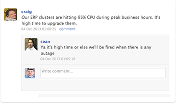 Collaborate in real-time